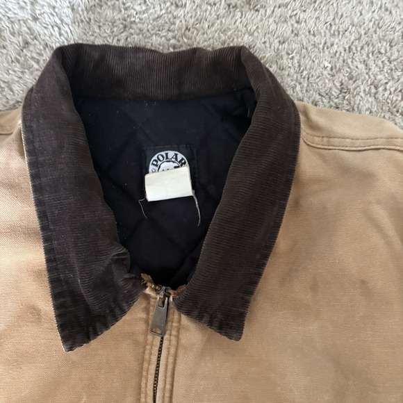 Vintage 90's USA Polar King by key Canvas Jacket detroit carhartt Syle XL REG - Picture 4 of 11